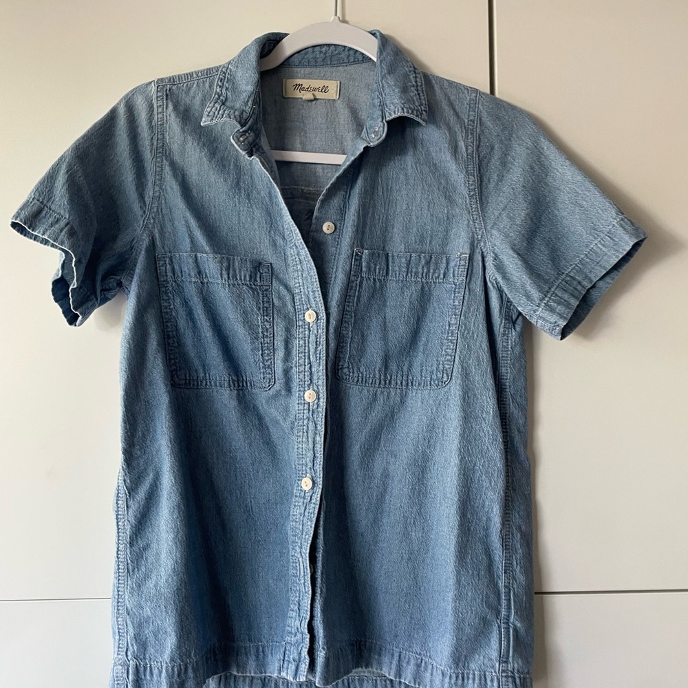 Madewell Light Blue Denim Shirt